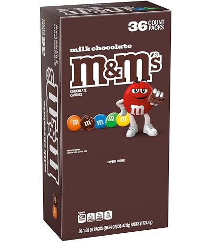 Amazon.com: M&M's M&Ms Milk Chocolate Candy 25lb Bulk Box, 25